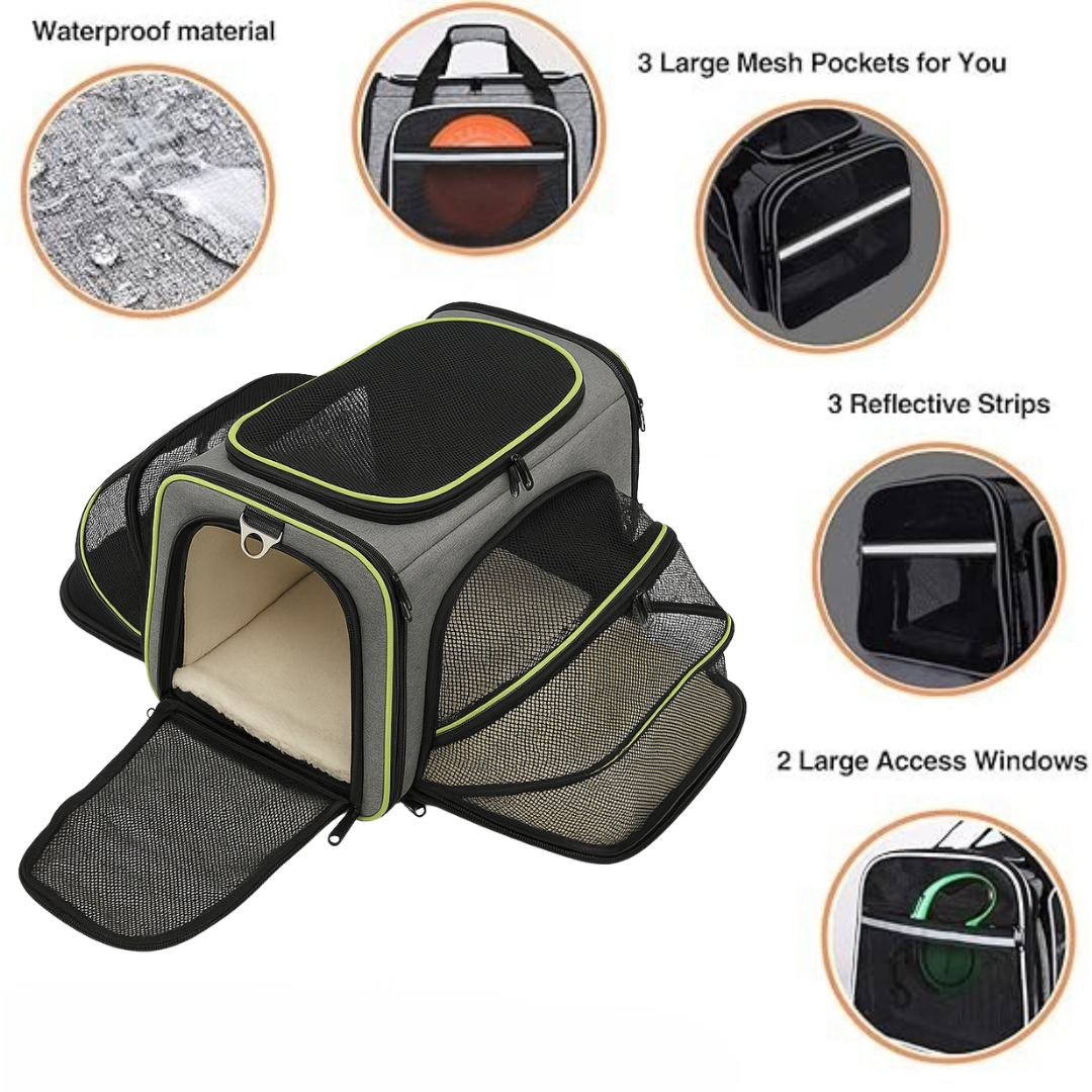 Portable One-Shoulder Folding Pet Carrier Bag