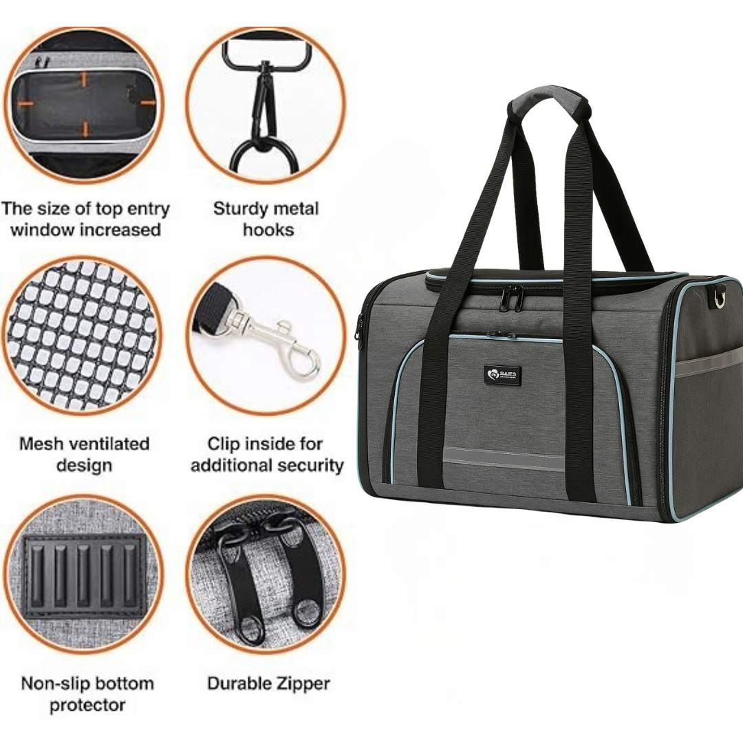 Portable One-Shoulder Folding Pet Carrier Bag
