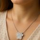 Paw Print Pendant Necklace