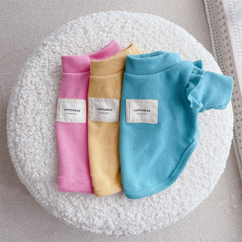 Knitwear Dog Clothes with Small Flying Sleeves