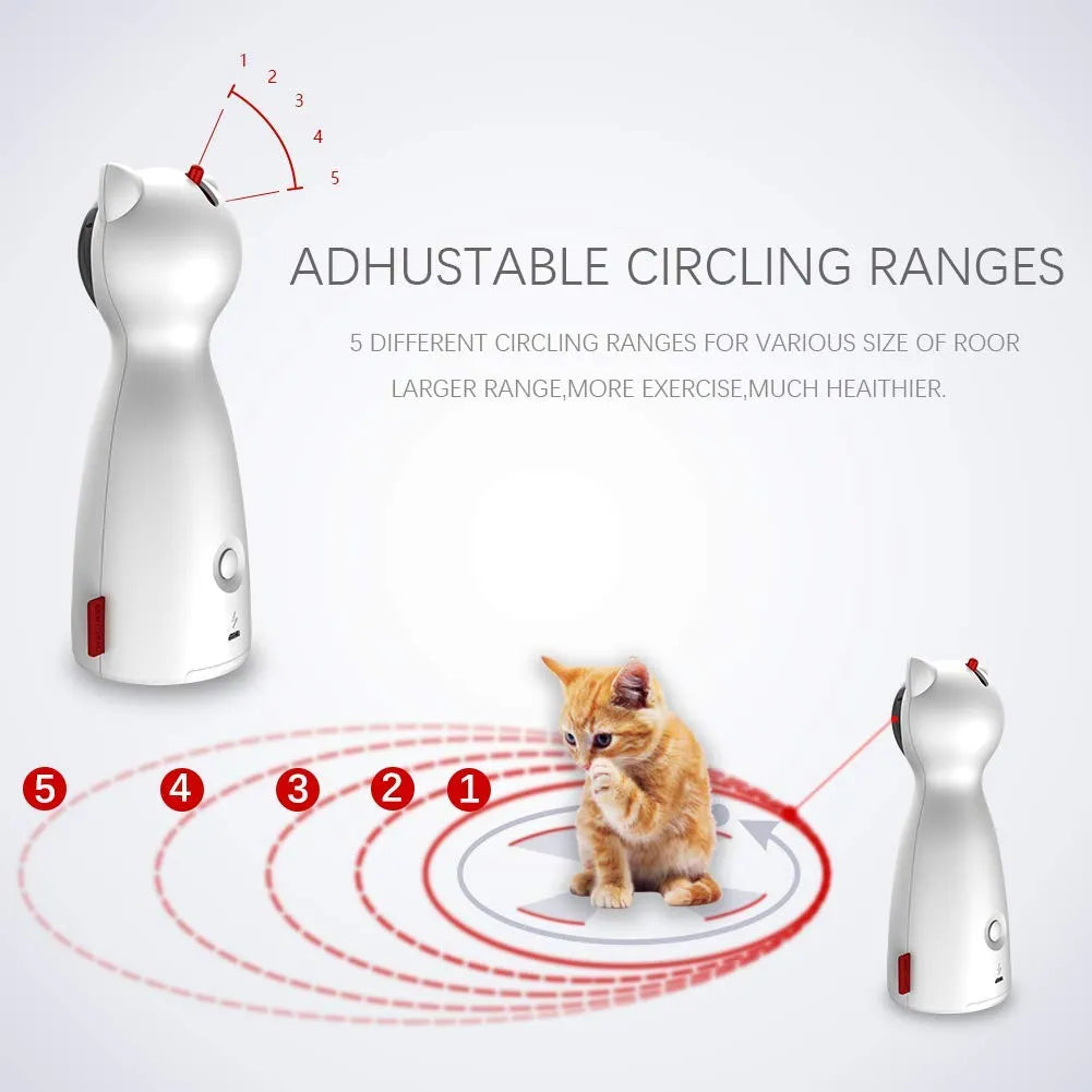 Interactive Cat Laser Teasing Toy