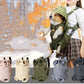 Winter Thickened Portable Pet Chest Backpack