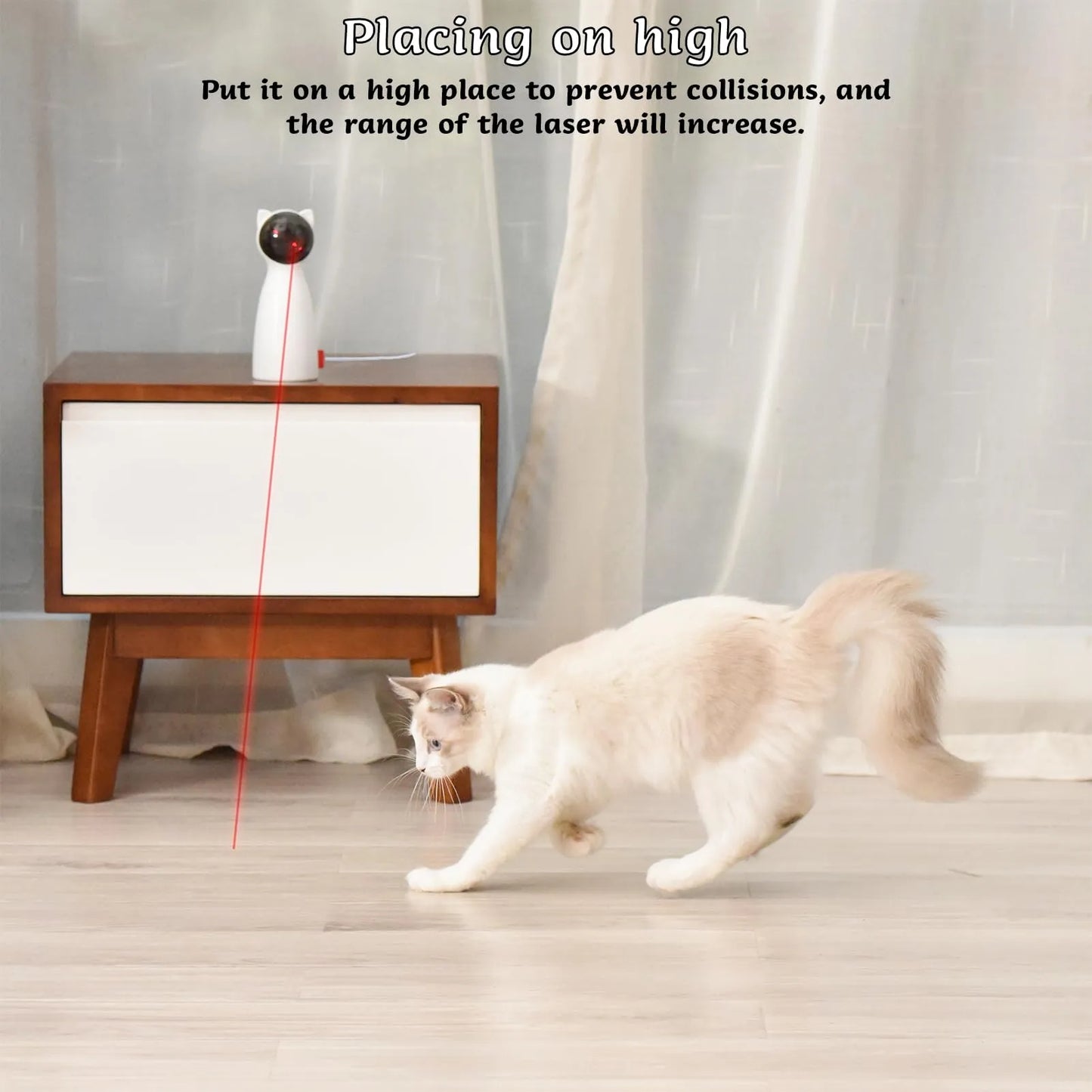Interactive Cat Laser Teasing Toy