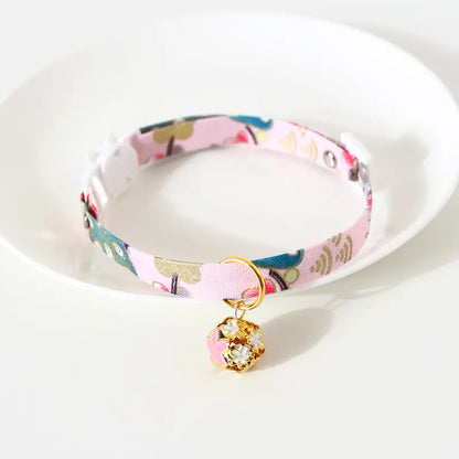 Japanese Vintage Ethnic Sakura Floral Collar