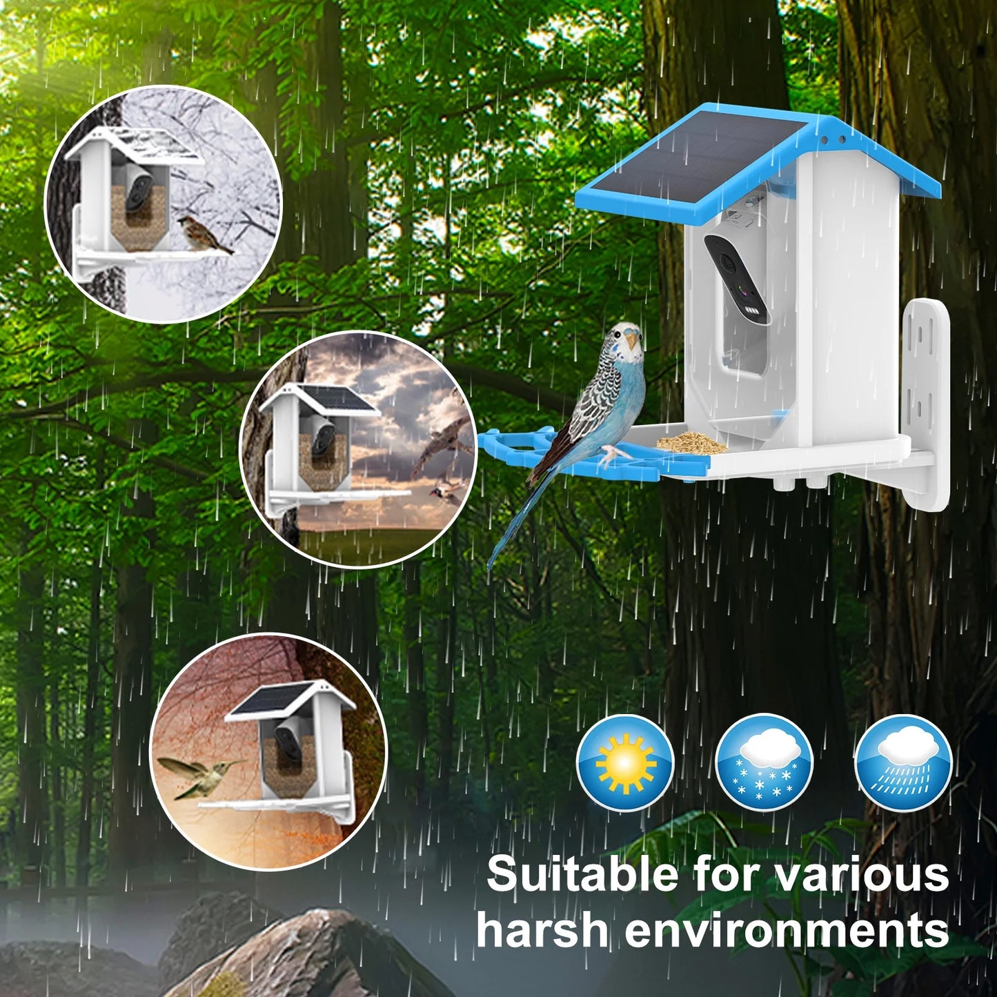 Smart Bird Feeder With Ultra HD Camera