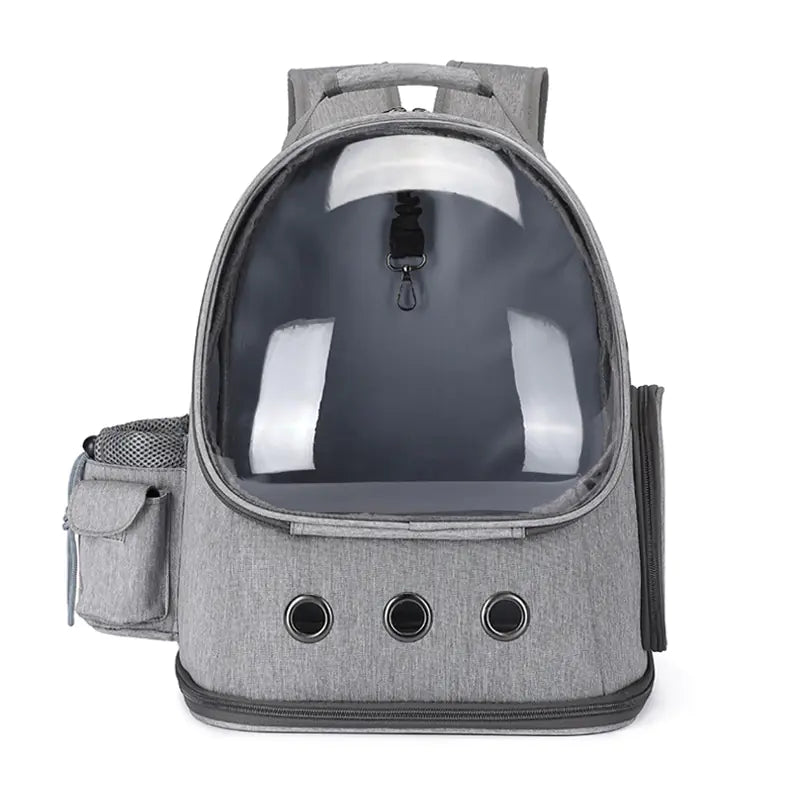 Fashionable Transparent Pet Backpack for Cats and Dogs