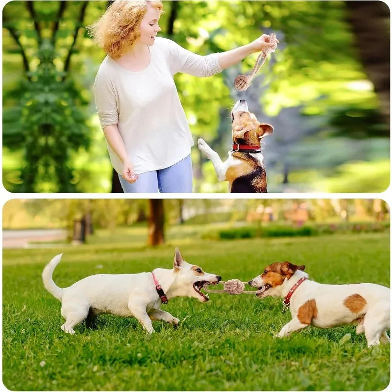 Eco-Friendly Natural Cotton Hemp Dog Toys