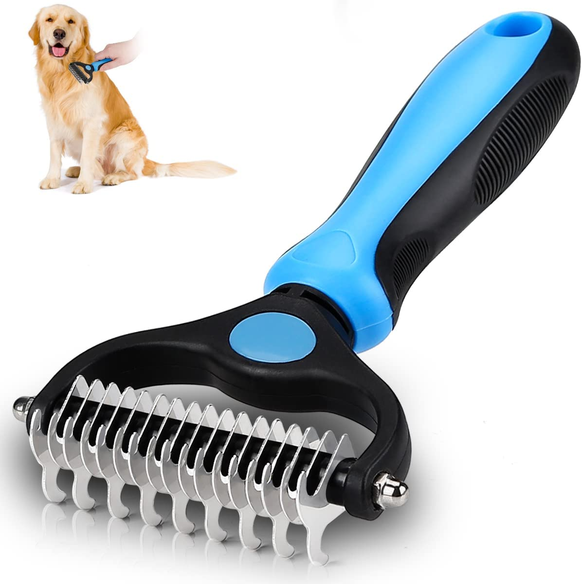 Professional Double-Sided Pet Grooming Brush