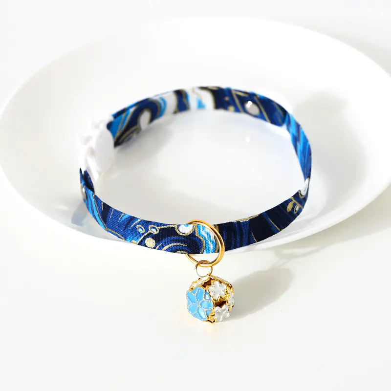 Japanese Vintage Ethnic Sakura Floral Collar